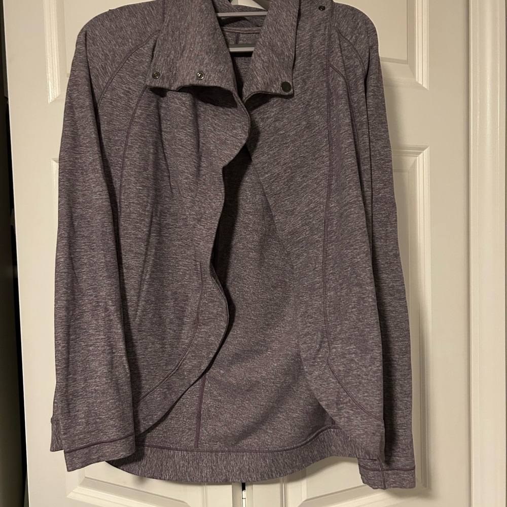 Lululemon Purple Heathered Cape Jacket